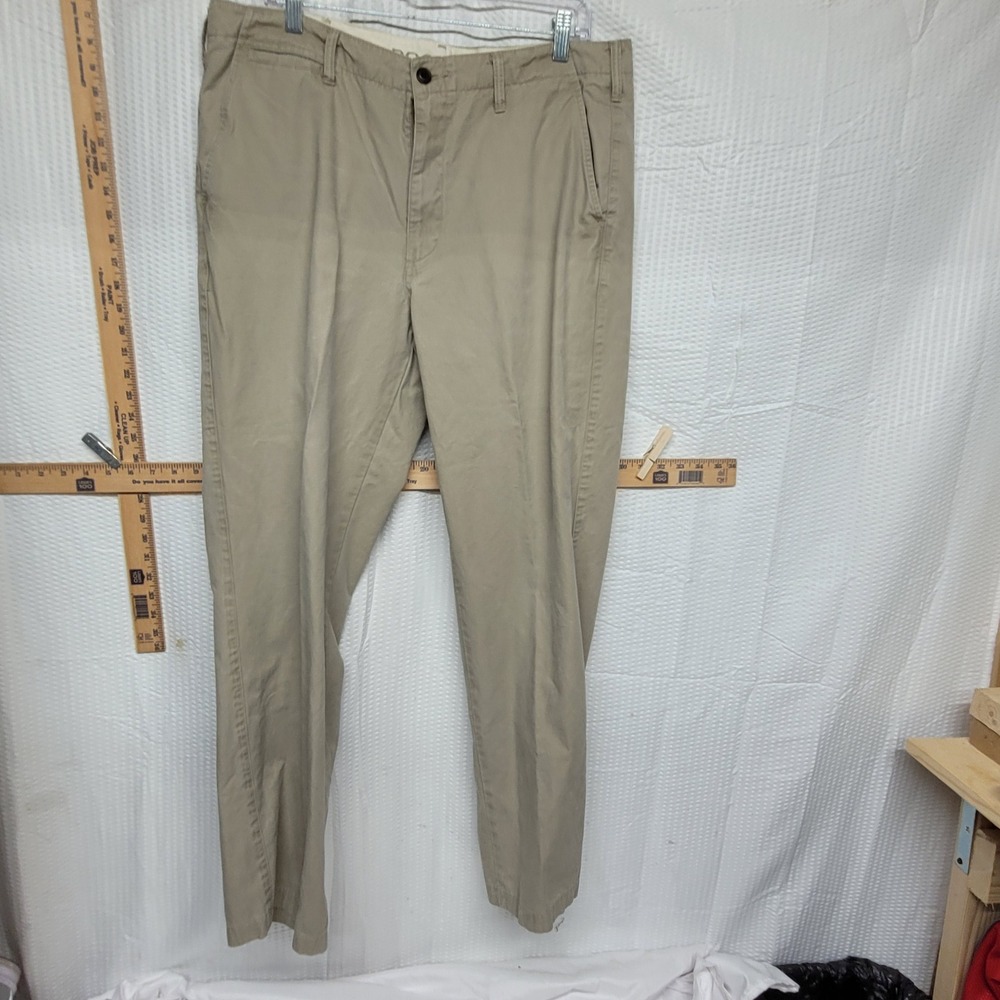 Dockers D2 Straight Fit Khaki Pants Mens 36x34 Tan Cotton Chinos